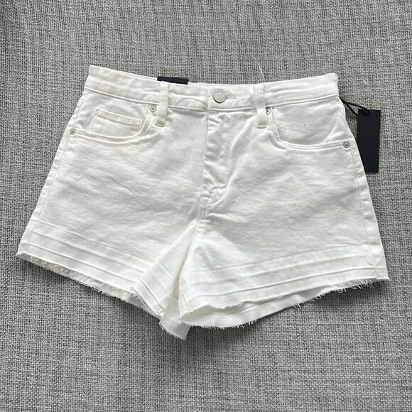 BlankNYC Jean Shorts Womens Size 27‎ White The Lenox Cut Off Denim - Picture 1 of 9